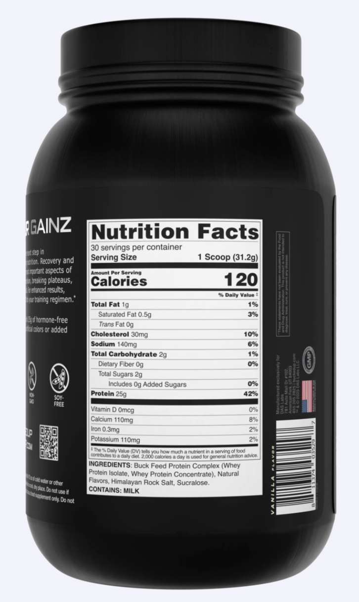 Buck Feed™ Protein – Vanilla