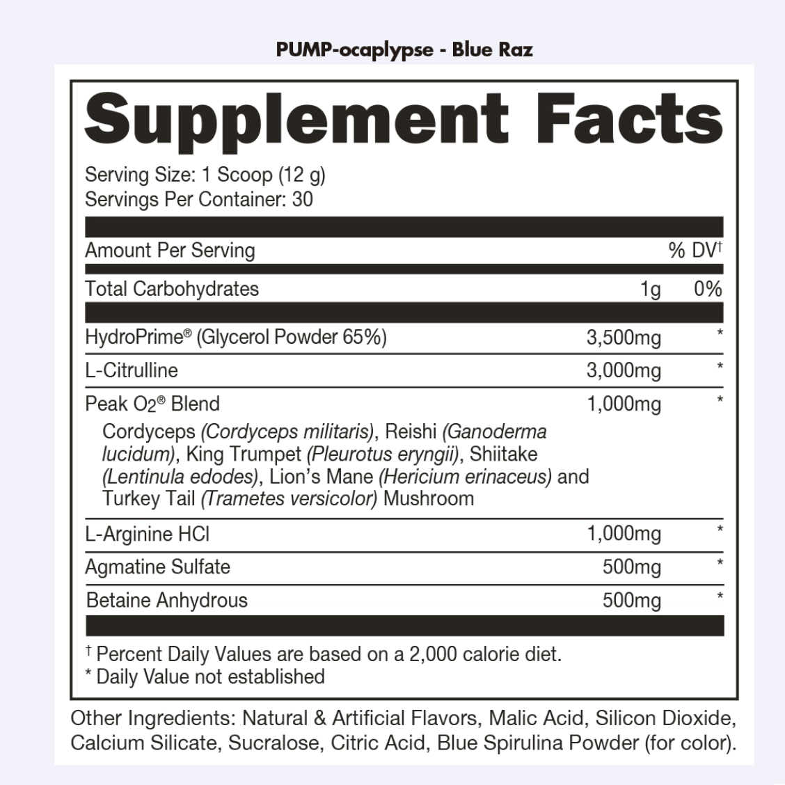 Bucked Up PUMP-Ocalypse – Stimulant-Free Pre-Workout