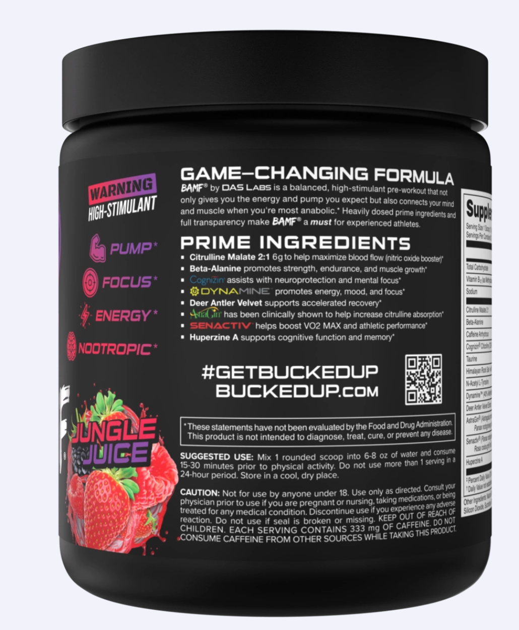 BAMF® Nootropic Pre-Workout – Jungle Juice