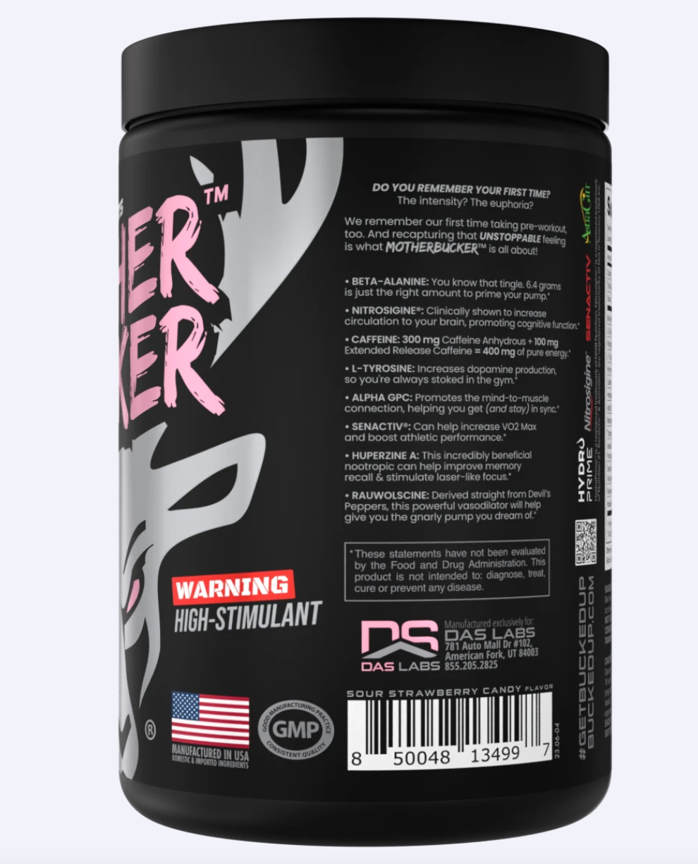 Mother Bucker™ Pre-Workout – Strawberry Super Sets