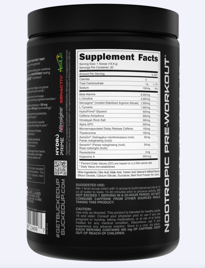 Mother Bucker™ Pre-Workout – Strawberry Super Sets
